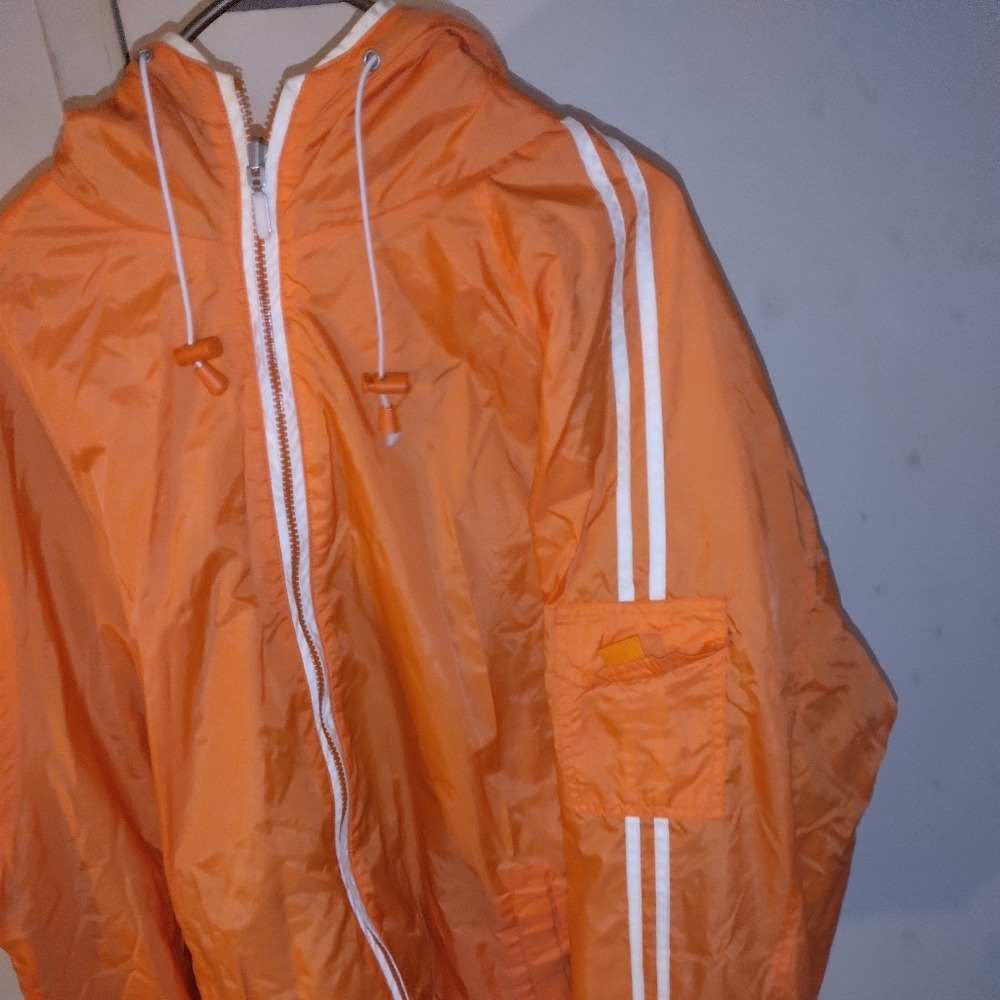 Orange Windbreaker Jacket